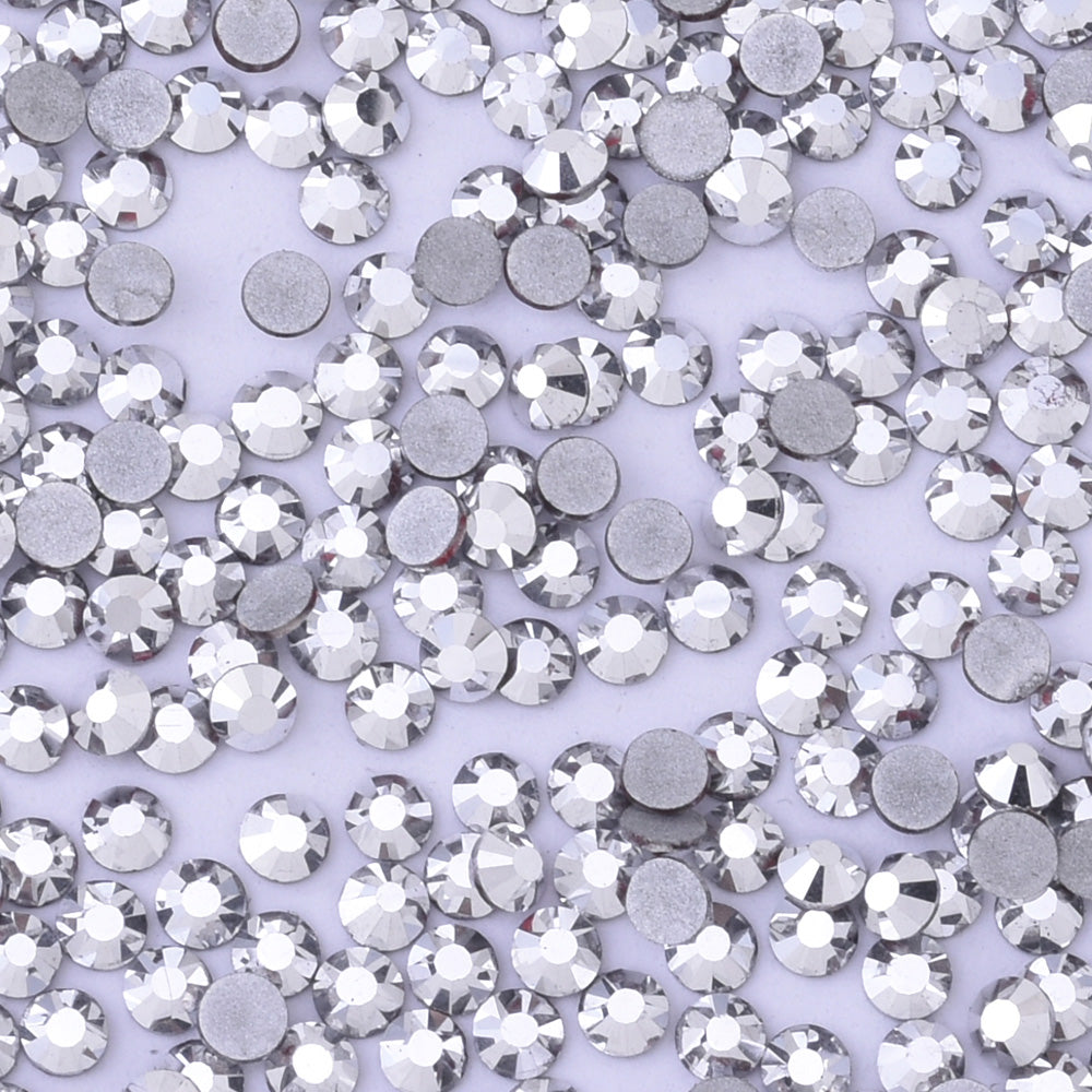 SS10 1440PCS Silver Non Hot Fix Crystal, Flat Back 3D Rhinestones DIY Phone case Nail art design deco supplies