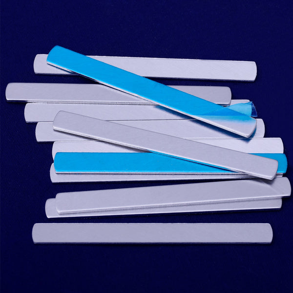 20pcs about 1/4*2 1/2" tibetara®  Aluminum Metal Stamping Blank Stamped Cuff Bracelet jewelry making 18 Gauges 10185050