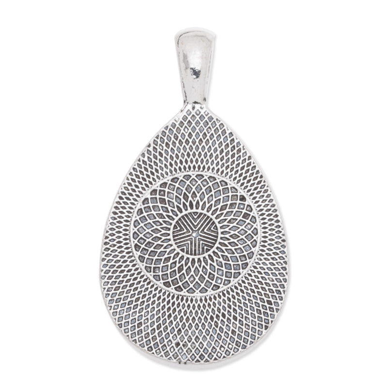 20x30mm Drop pendant trays,Zinc Alloy filled,antique silver plated,20pcs/lot