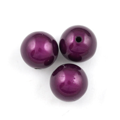 Top Quality 10mm Round Miracle Beads,Dark Purple,Sold per pkg of about 1000 Pcs