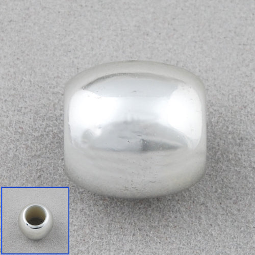 12*12 MM Coated Beads,Imitation Rhodium,Sold per by one package of 580 PCS