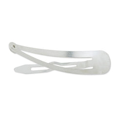 13x48mm Snap Hair Clips in silver tone,Metal,Middle,50pcs/lot