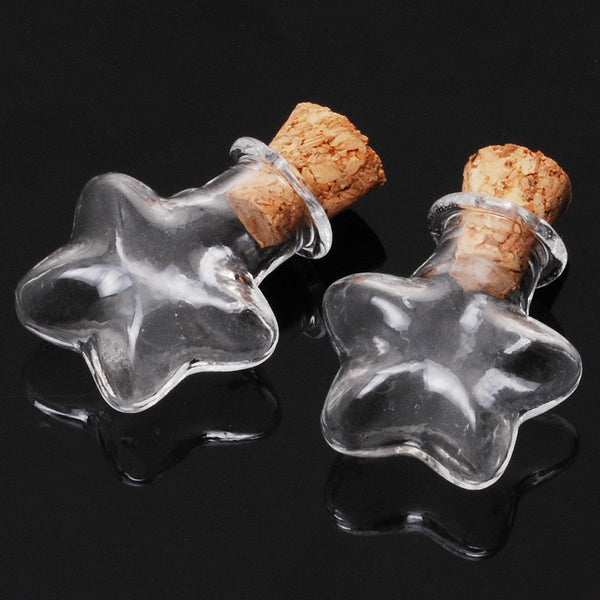20*21mm Cute mini clear cork stopper glass bottles,small glass bottles with cork,small wish bottles,vials jars containers,empty glass bottles,10pcs/lots