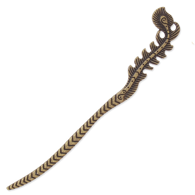 26x155mm Antique Bronze Hair Stick,fishtail,Metal Hair Stick, Hair Accessories,Hair Sticks Hairpin,10PCS/lot