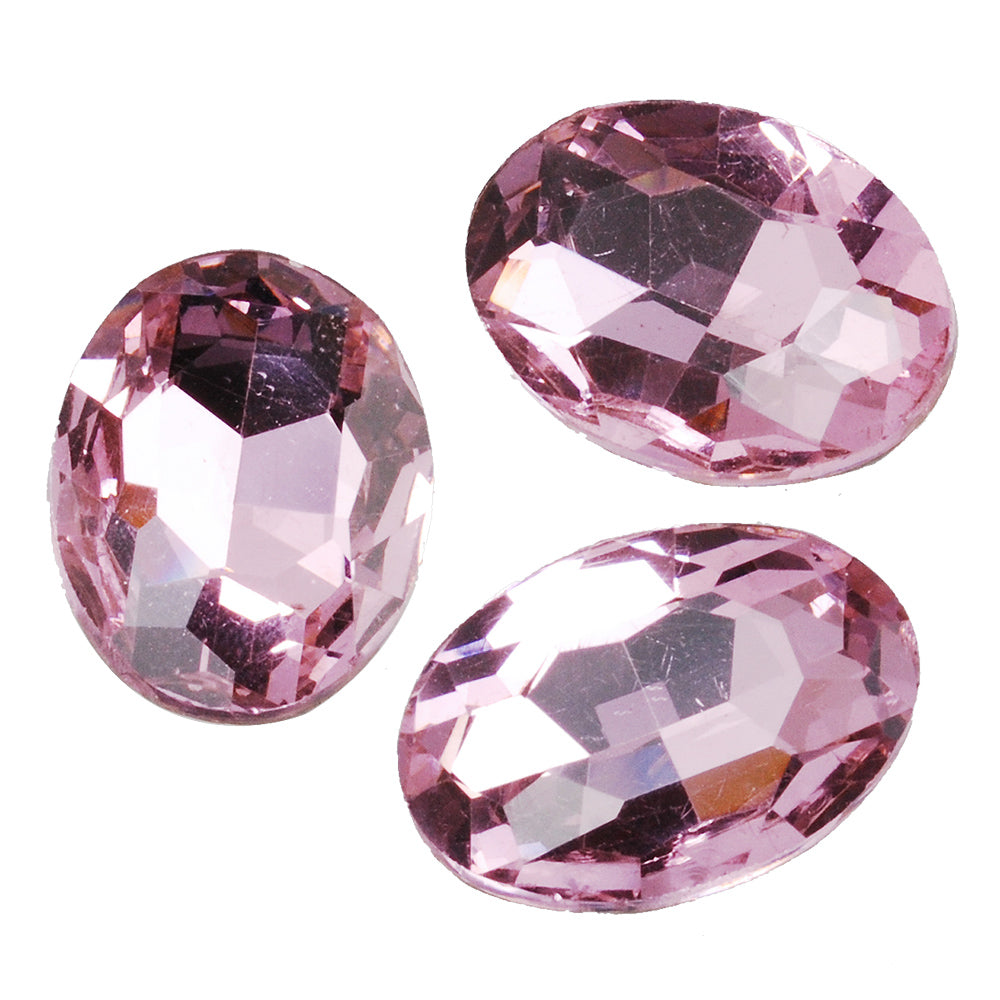 22 *30mm Pink Briolette Crystal Oval Cushion Cut Fancy Stone,Crystal Fancy Stone,4127,10pcs/lot