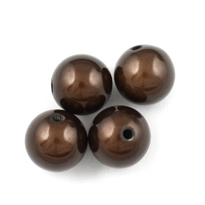 Top Quality 6mm Round Miracle Beads,Deep Coffee,Sold per pkg of about 5000 Pcs