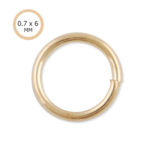 500 Grams 6MM Round Metal Jump Rings,Rose Gold Plated,21 Gauge,Approx 7000PCS Per Package