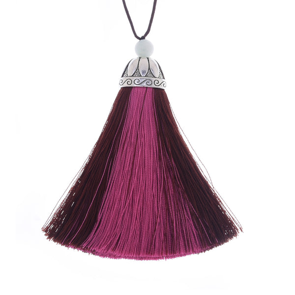 Rayon Tassel with Cap silk tassel earring tassel Handmade Tassels for pendant Keychain Handbag 2pcs 10190852