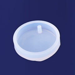 1pcs 25MM Round Cabochon Jewelry Making Mold Mould Resin Crafts with Hole Diy Pendant Findings