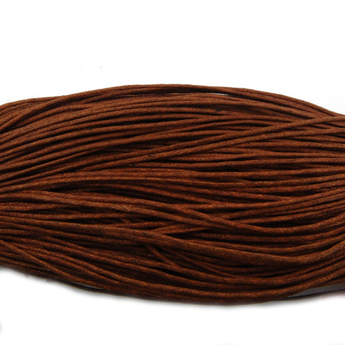 450M/Roll,1.0MM Coffee And Soft Cotton Waxy Cord