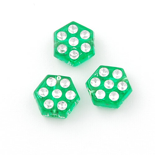 5*8 MM Plastic Beads with diamond,Sold per pkg of 2200 PCS