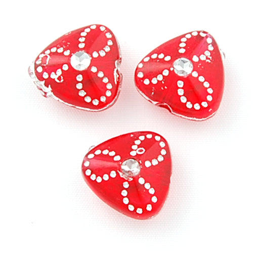 9 MM Plastic Beads with diamond,Sold per pkg of 2650 PCS