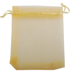 100*120 MM Gold Organza Jewelry Gift Pouch Bags ,Sold 100 PCS Per Lot, Great For Wedding Favors, Sachets, Beads, Jewelry and so on
