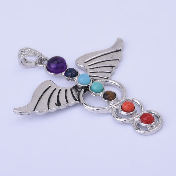 7 Chakras Orgone Crystal Healing Energy Pendant Buda Yoga Amulet Therapy Jewelry 1PCS