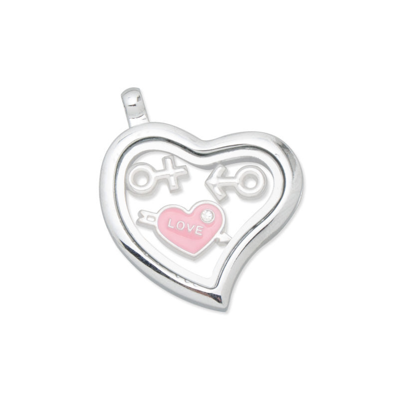 26x29mm Heart Floating Lockets,nickel finished,inner size 16x21mm,glass locket,memory Locket
