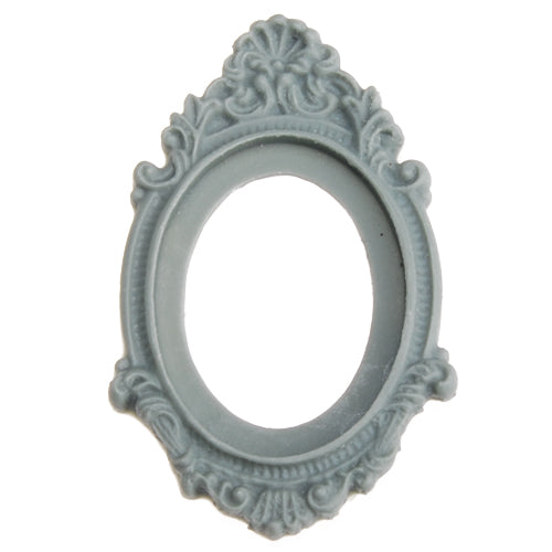 30*40MM Oval Resin cameo setting,Light Brown;for 30*40mm Cabochon/Picture/Cameo;sold 20pcs per pkg