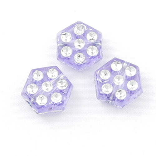 5*8 MM Plastic Beads with diamond,Sold per pkg of 2200 PCS