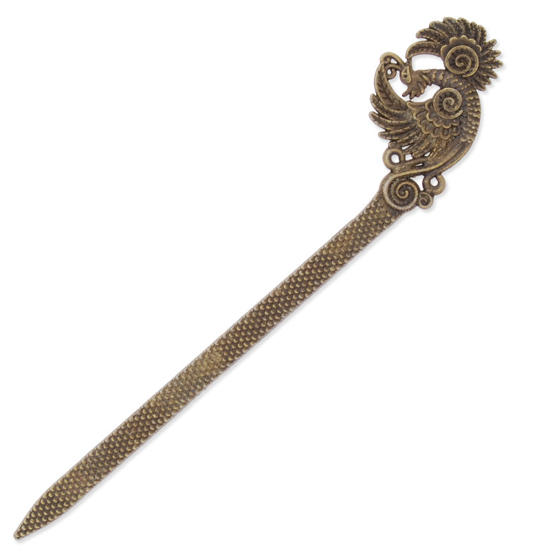 28x132mm Antique Bronze metal bookmark,phoenix,10pcs/lot