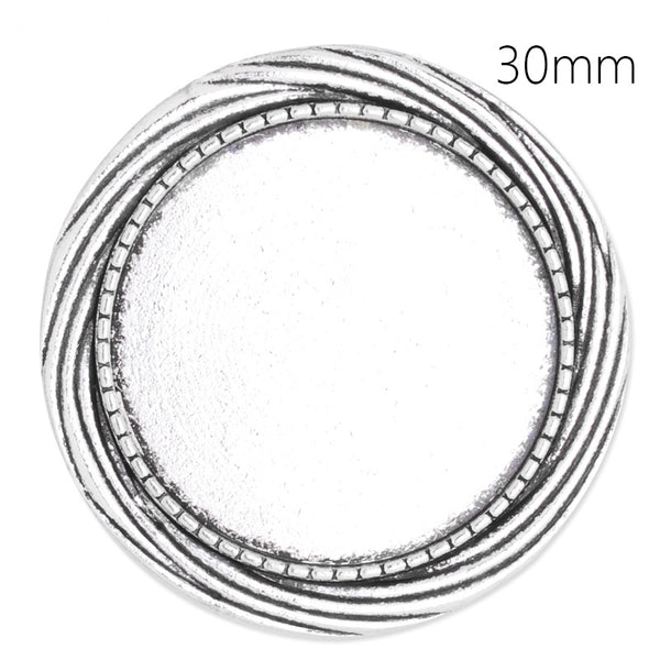 30mm anqitue silver plated brooch blank,brooch bezel,zinc alloy,lead and nickle free,sold by 10pcs/lot