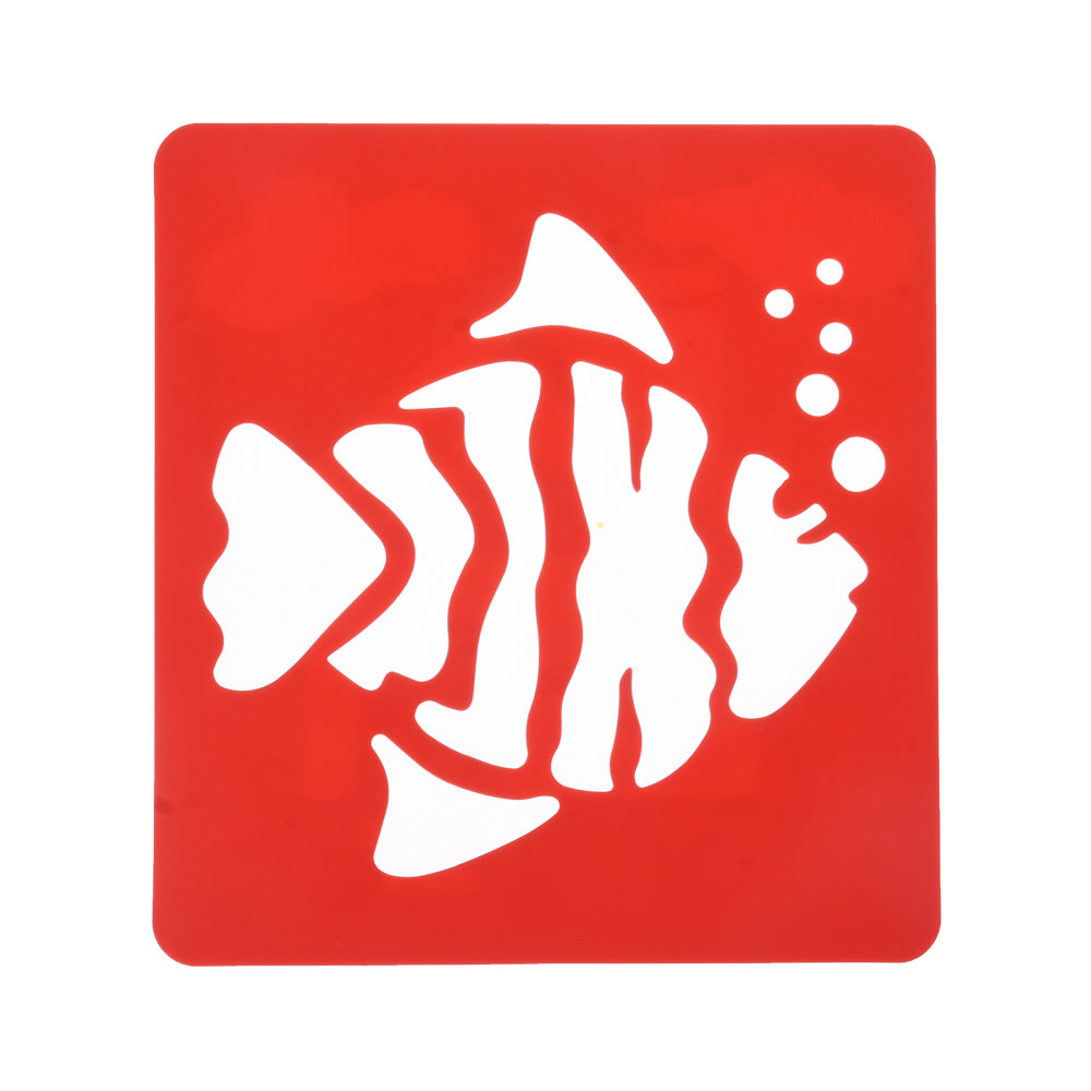 tibetara About 14*15cm Kids stencils set  Cute animals stencils flower butterfly DIY Stencil for Notebook 6 each/lot