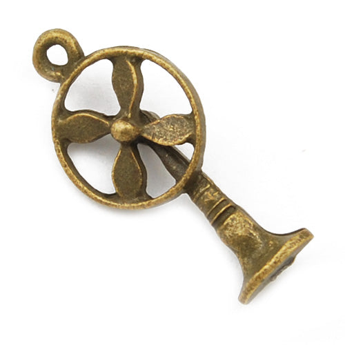 26*13mm Vintage antique bronze Zinc alloy charms,vintage electric fans,sold 100 pcs per pkg