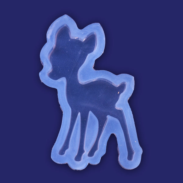 1 pcs clear silicone mold reindeer deer Orgonite silicon pendant hair accessories necklace earrings