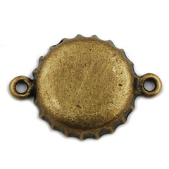 Round Cameo Cabochon Base Setting Pendants,Inside Diameter 18 MM,Antique Brozen Plated,Sold 50 PCS Per Lot