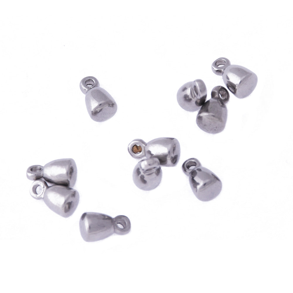 3.5x6mm Small Teardrop Dangle Bead Drop Jewelry Charms Chain Tag Charms Extender Chain Drop Charms 20pcs