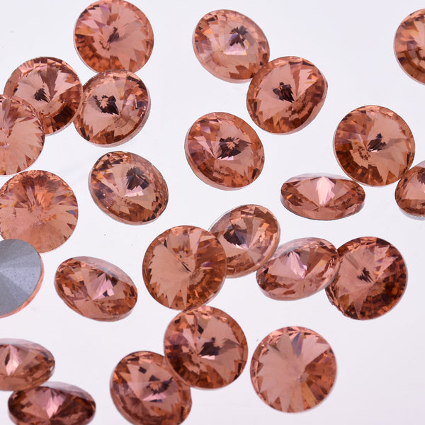 6mm Pointed Back Rhinestone glass crystals beads First Quality Crystal Handmade Satellite stone pink 50pcs 10181554