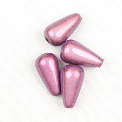 Top Quality 6*10mm Teardrop Miracle Beads,Purple,Sold per pkg of about 2800 Pcs