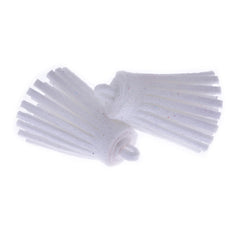 3CM Fiber Tassel Artificial Leather Tassel Fringe Tassels cute fat tassel DIY jewelry Accessories Pendent Charms Findings white 10pcs
