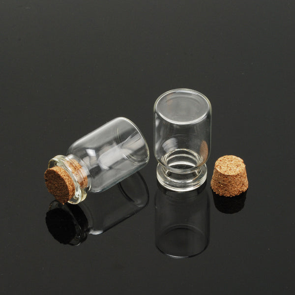 22mm Cute mini clear cork stopper glass bottles,small glass bottles with cork,small wish bottles,vials jars containers,empty glass bottles,10pcs/lots