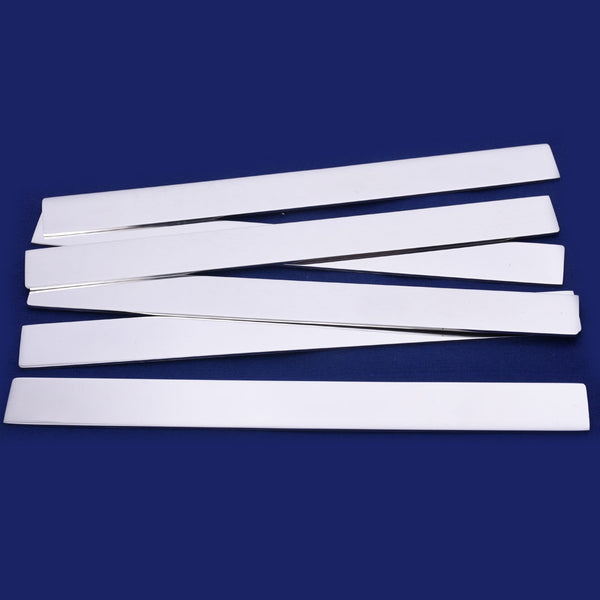 10pcs about 3/4"x6" tibetara® Stainless Steel Strip shape Stamping Blank  Fantastic Shine Bracelet Stamping 18 Gauges