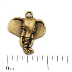 27*23mm Vintage antique bronze Zinc alloy Charms,The elephant,sold 50 pcs per pkg