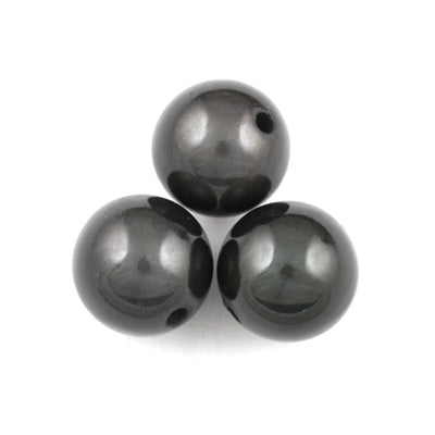 Top Quality 8mm Round Miracle Beads,Smoky Gray,Sold per pkg of about 2000 Pcs