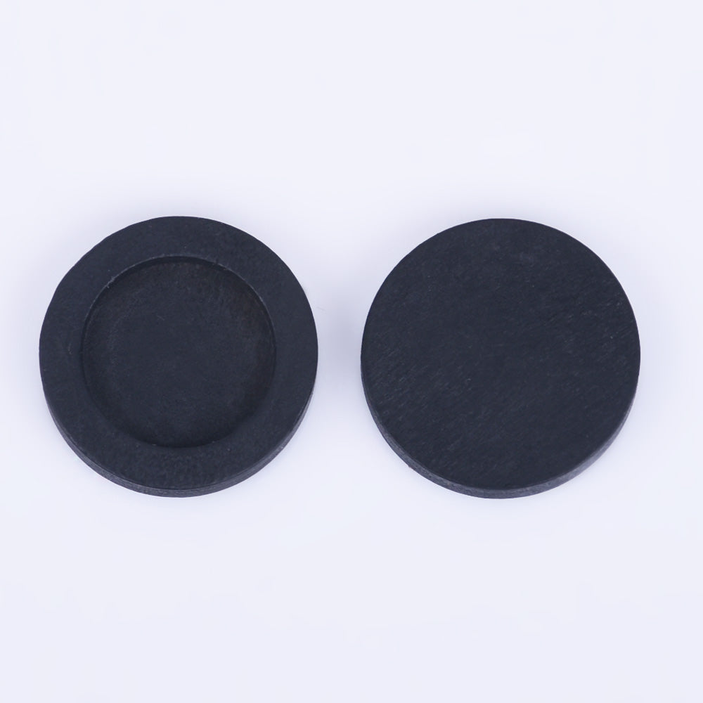 12mm Round Wooden Pendant Tray Bezel Setting Blanks wood Bezel Cup unfinished wooden jewel supply black 20pcs