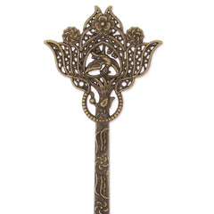 36x135mm Antique Bronze hook bookmark,Bird,10pcs/lot