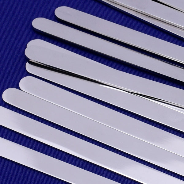 About 1/4"*6" stainless steel stamping blank Raw Bracelet Ring Cuffs Metal Cuff Blank 18 Gauges 10pcs