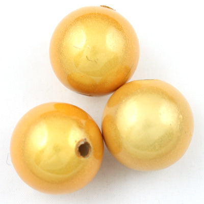 Top Quality 12mm Round Miracle Beads,Light Topaz,Sold per pkg of about 560 Pcs