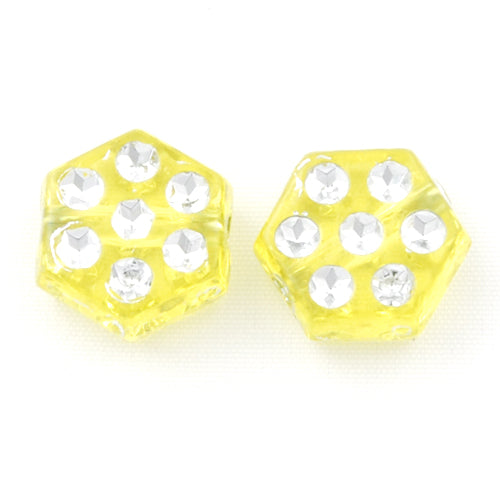 5*8 MM Plastic Beads with diamond,Sold per pkg of 2200 PCS