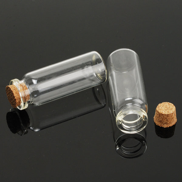 22mm Cute mini clear cork stopper glass bottles,small glass bottles with cork,small wish bottles,vials jars containers,empty glass bottles,10pcs/lots