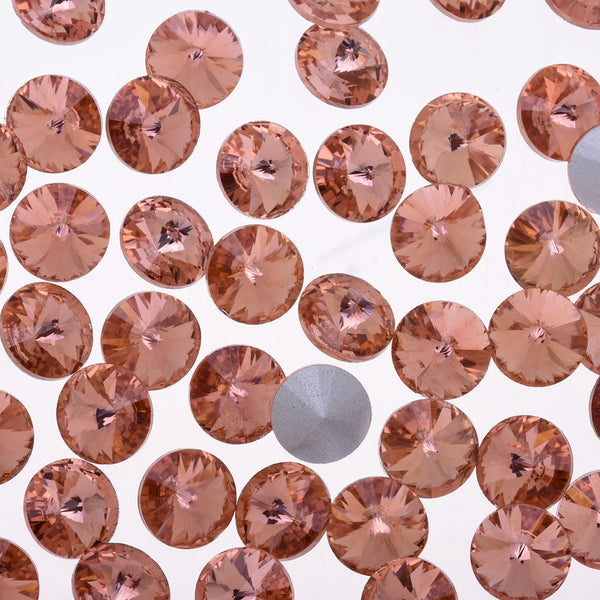 8mm Pointed Back rhinestone  crystal stone Glass Crystal High Quality Satellite stone decoration pink 50pcs 10181654