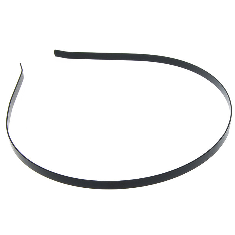 Metal Headbands in Black. 5 mm. Thin, with bent ends for best comfort.20pcs/lot