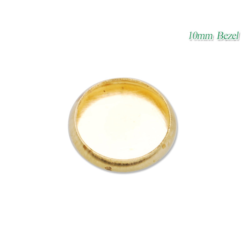 10MM Brass round cabochon setting,raw brass,lead and nickle free,sold 50pcs per pkg