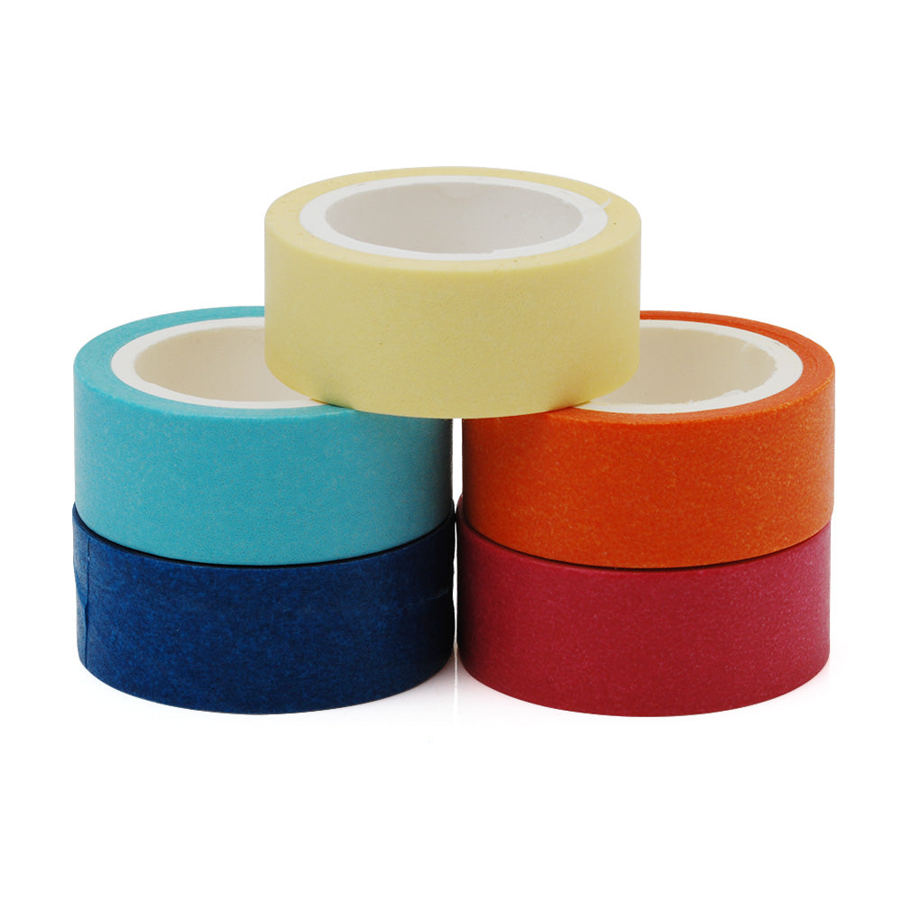 1.5cm*5m Washi Tape,Jewelry HE ZHI Candy Color Tape,Washi Masking Tape,1 Set sold