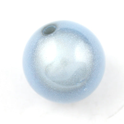 Top Quality 20mm Round Miracle Beads,Ice Blue,Sold per pkg of about 120 Pcs