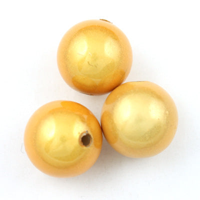 Top Quality 10mm Round Miracle Beads,Light Topaz,Sold per pkg of about 1000 Pcs
