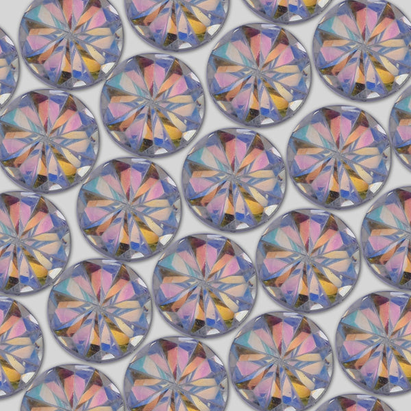 10mm Round Druzy Resin Embellishment Cabochons Prism Cabochons Glitter Cabochons AB color