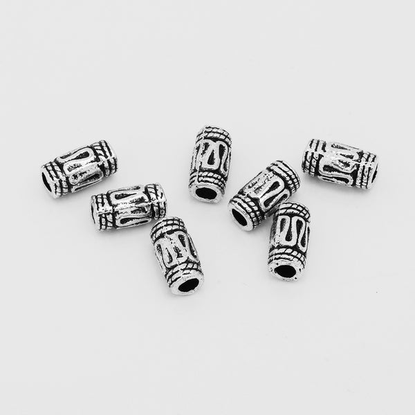 Tibetan Beads,Euro Style Beads,Jewelry Buddhism Beads,Large Hole Spacer beads,Length 10mm,Sold 50pcs/lot