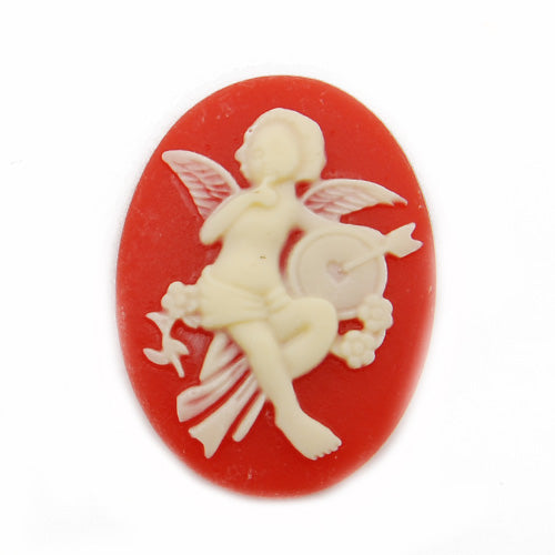 30*40MM Organge Oval Cameo Cabochons,Sold 30 pcs per lot